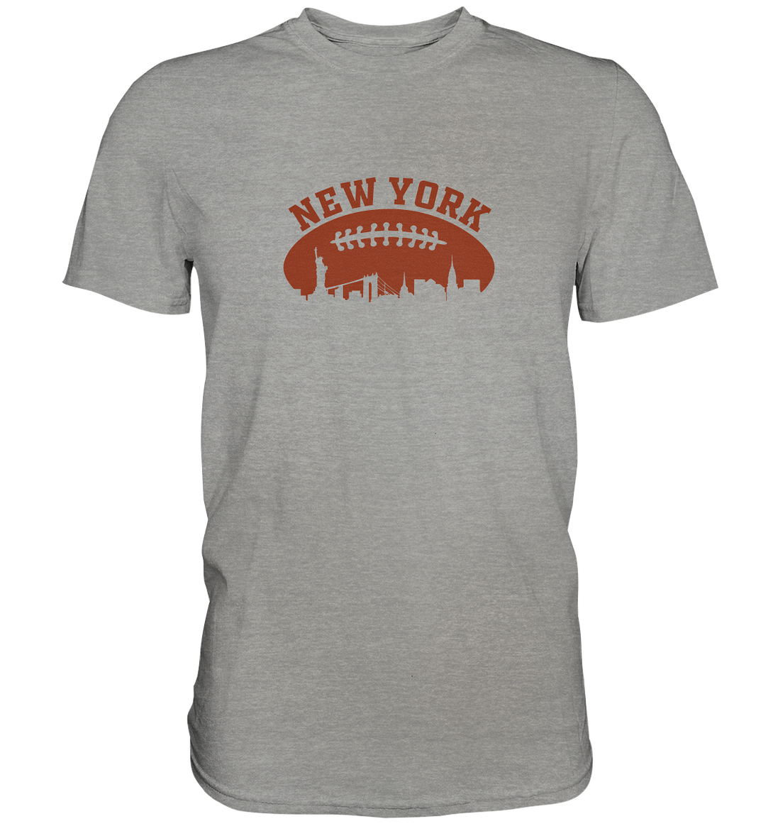 New York Football Silhoutte  - Premium Shirt