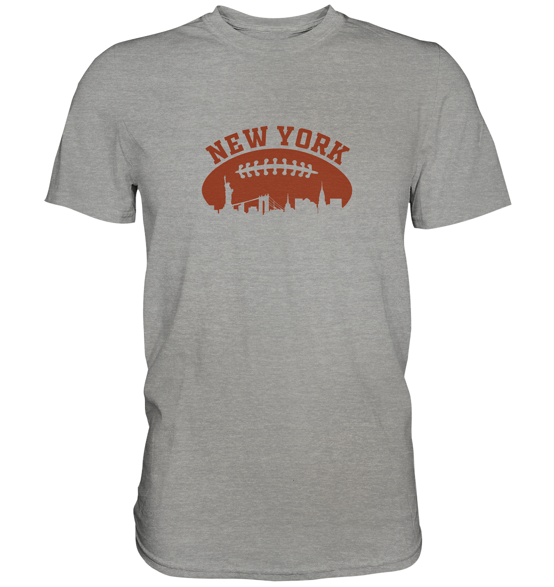 New York Football Silhoutte  - Premium Shirt