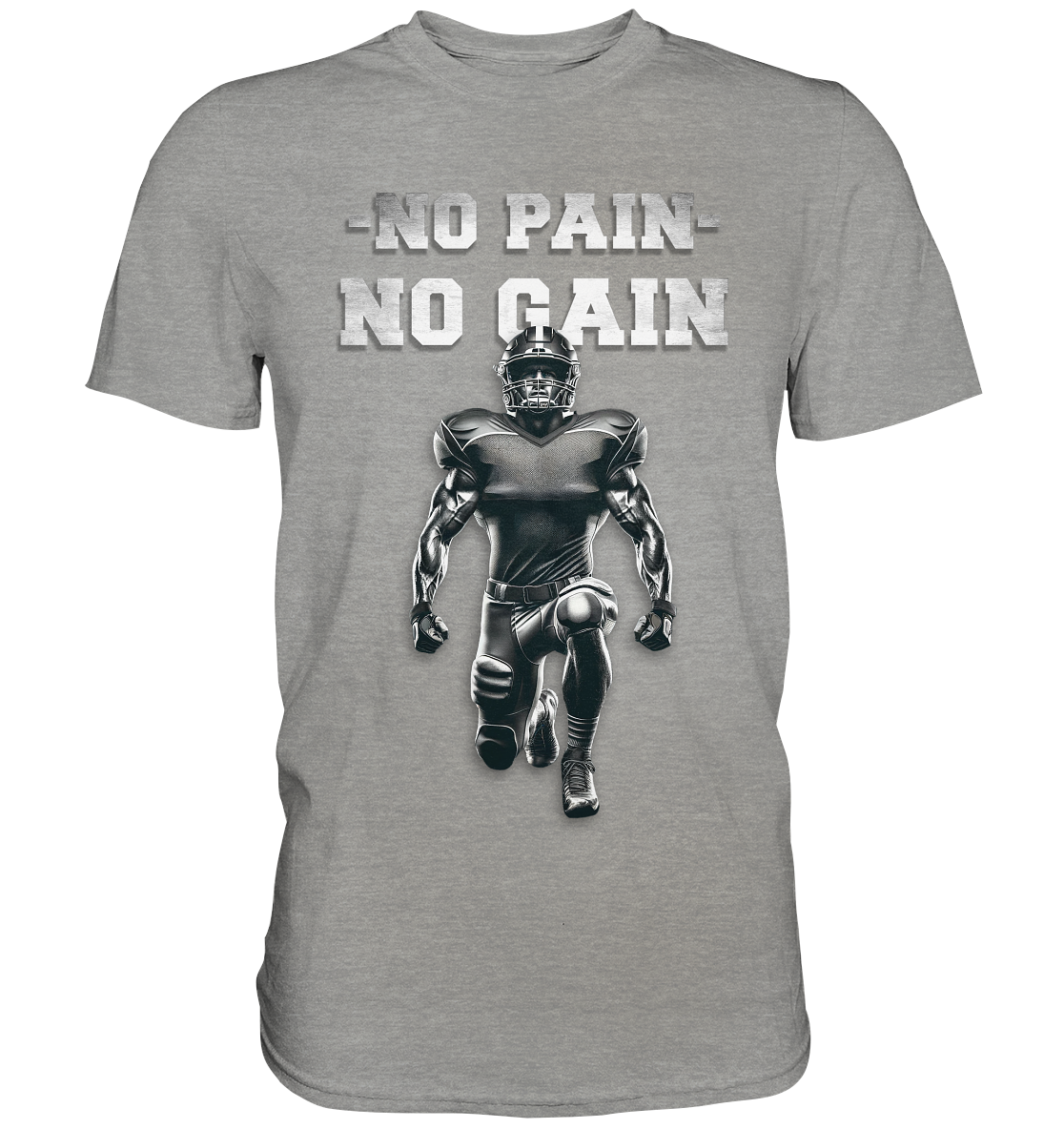 No Pain No Gain Metal  - Premium Shirt