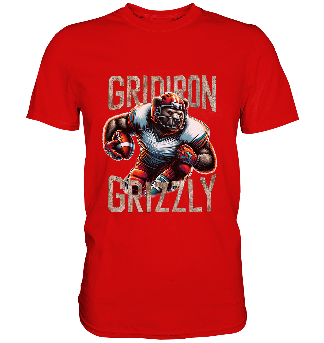Gridiron Grizzly - Premium Shirt