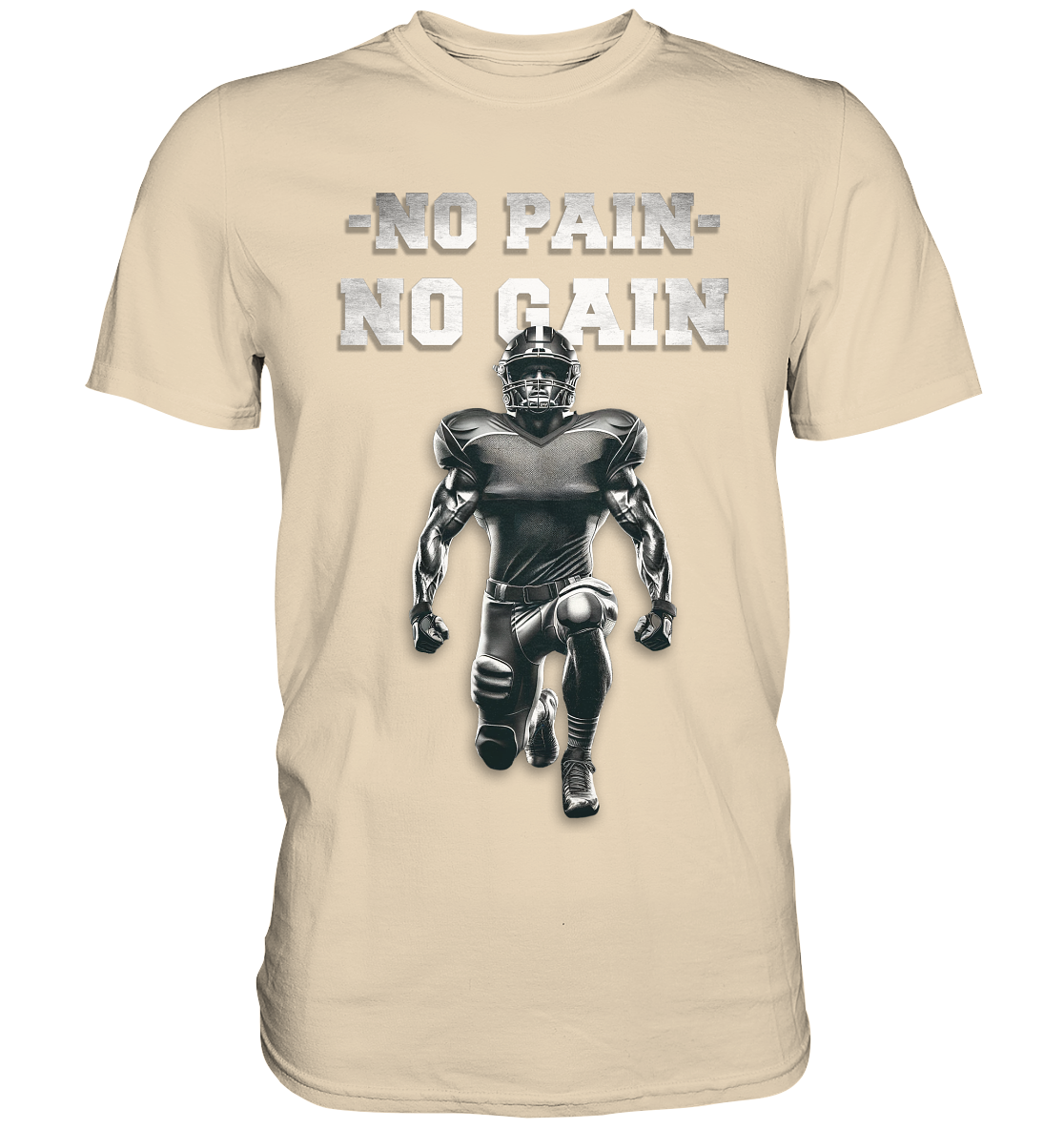 No Pain No Gain Metal  - Premium Shirt