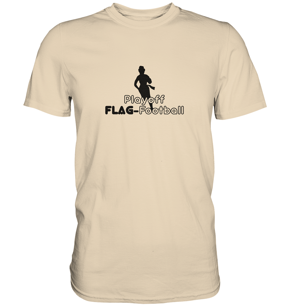 Playoff Flag Football  Women black  - Premium Shirt