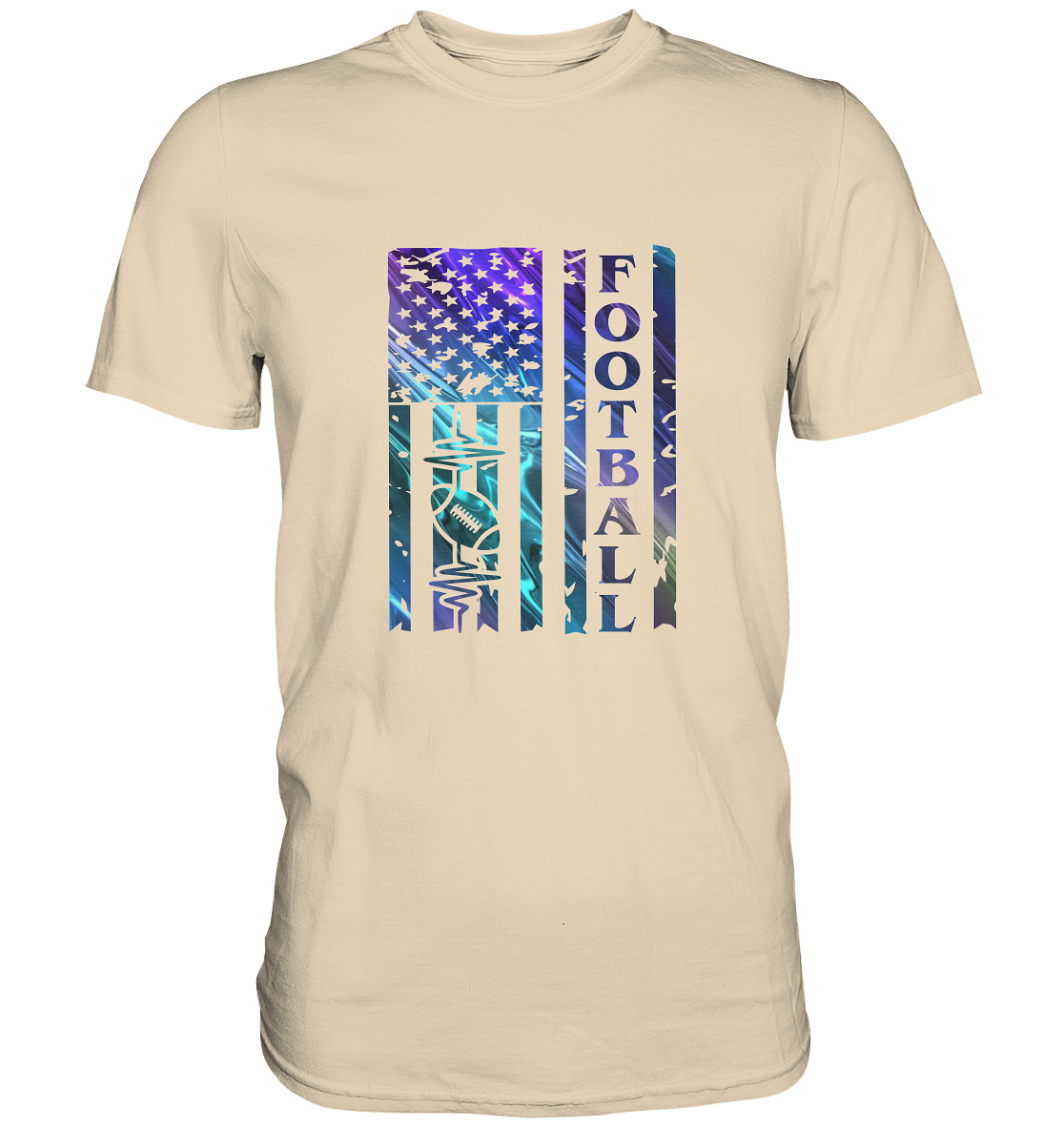 USA Football Flag  - Premium Shirt
