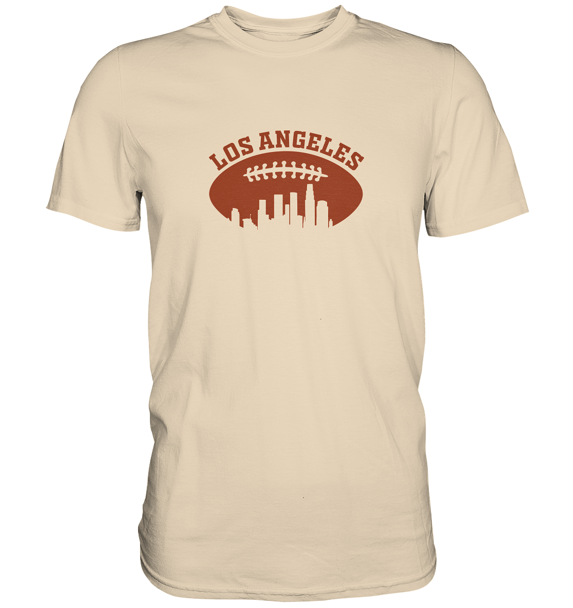 Los Angeles Football Silhouette - Premium Shirt