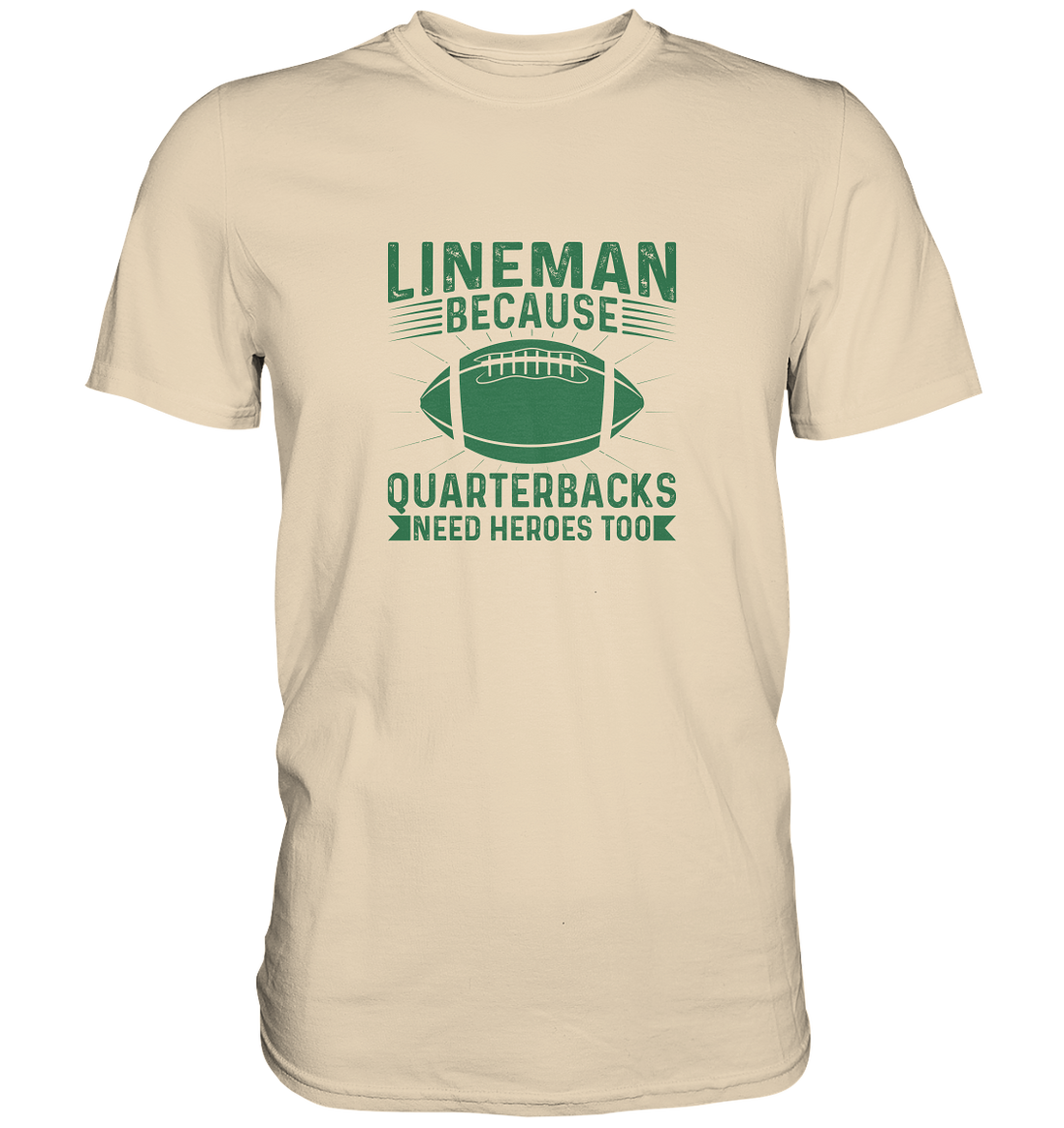 Lineman Heroes Green - Premium Shirt