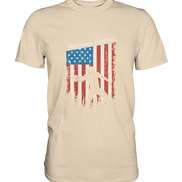 American Football Banner - Premium Shirt
