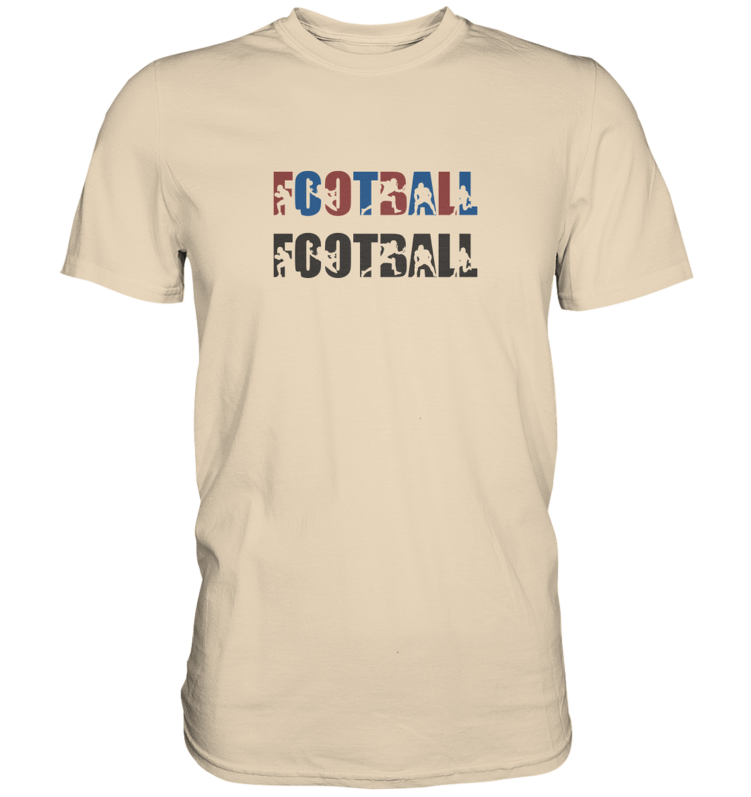 Football Silhouette - Premium Shirt