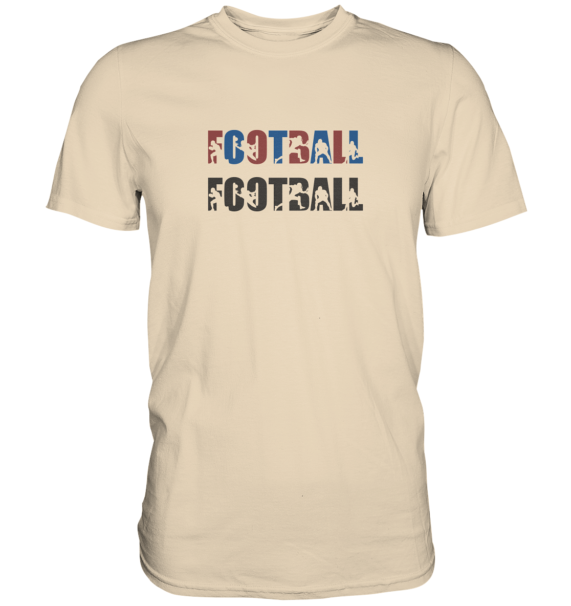 Football Silhouette - Premium Shirt