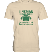 Lineman Heroes Green - Premium Shirt
