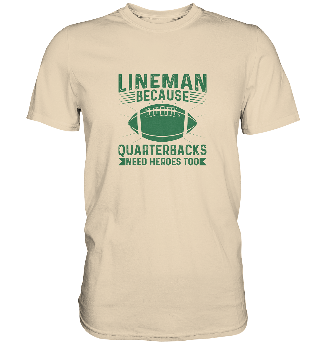 Lineman Heroes Green - Premium Shirt