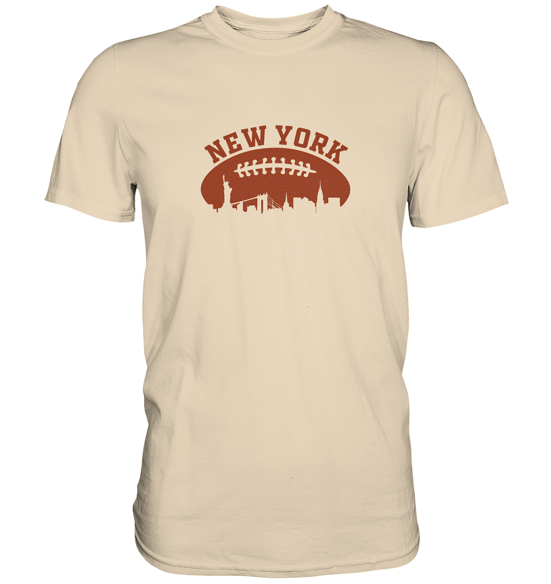 New York Football Silhoutte  - Premium Shirt