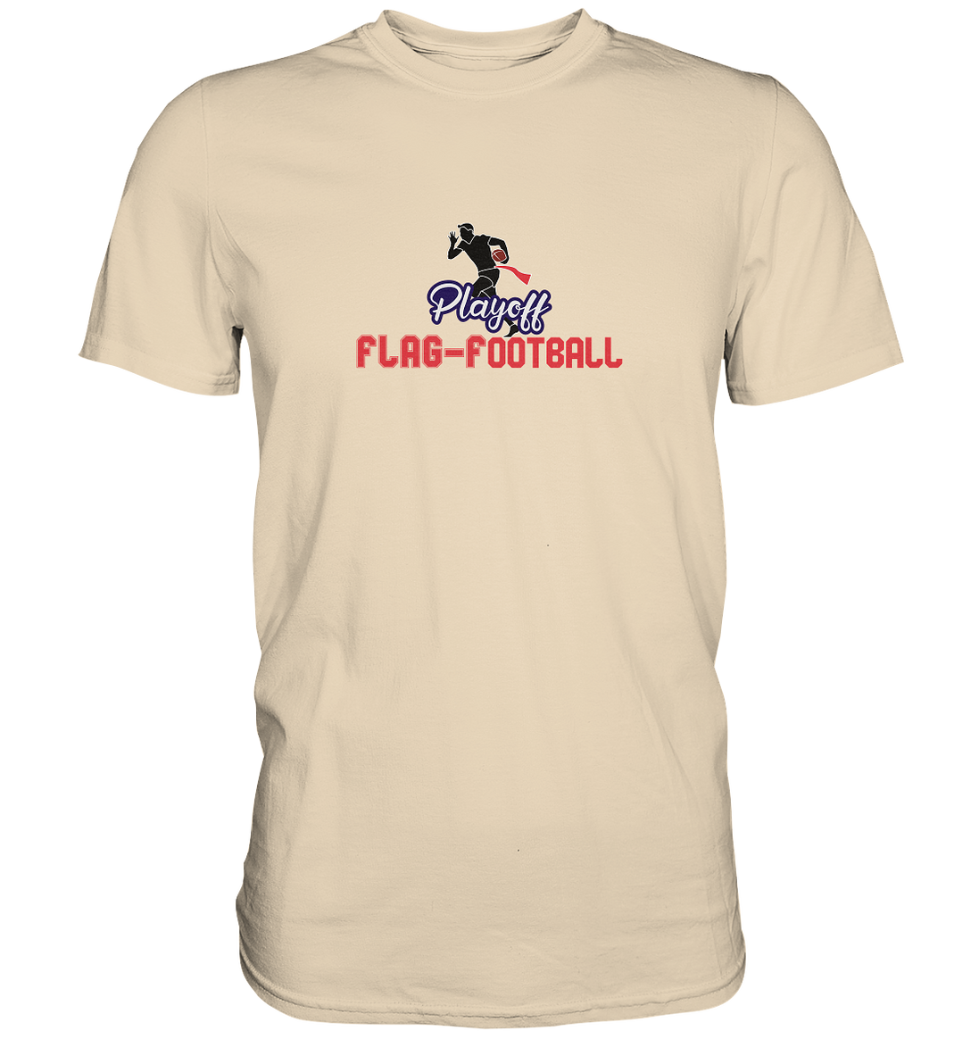 Playoff Flag Football Men red - Premium Shirt