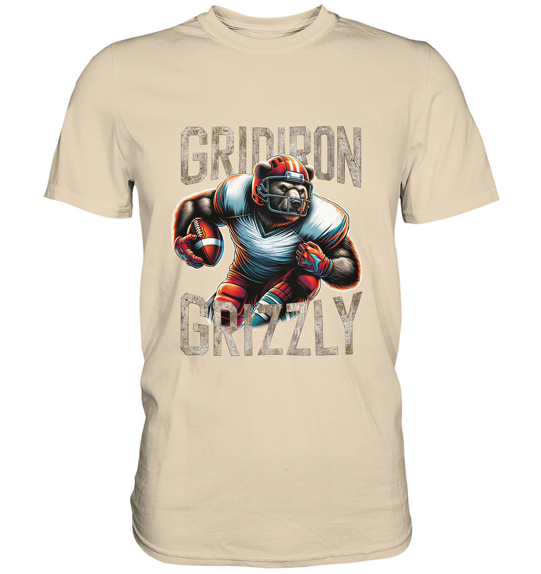 Gridiron Grizzly - Premium Shirt