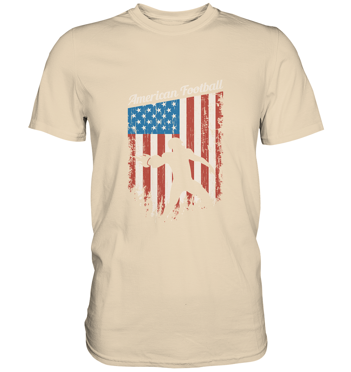 American Football Banner - Premium Shirt