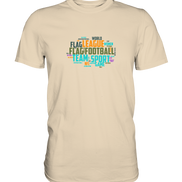 Flag Football Word Bubble - Premium Shirt