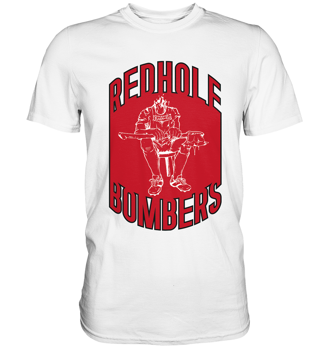Red Hole Bombers Premium Shirt