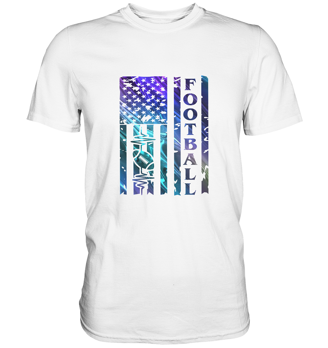 USA Football Flag  - Premium Shirt