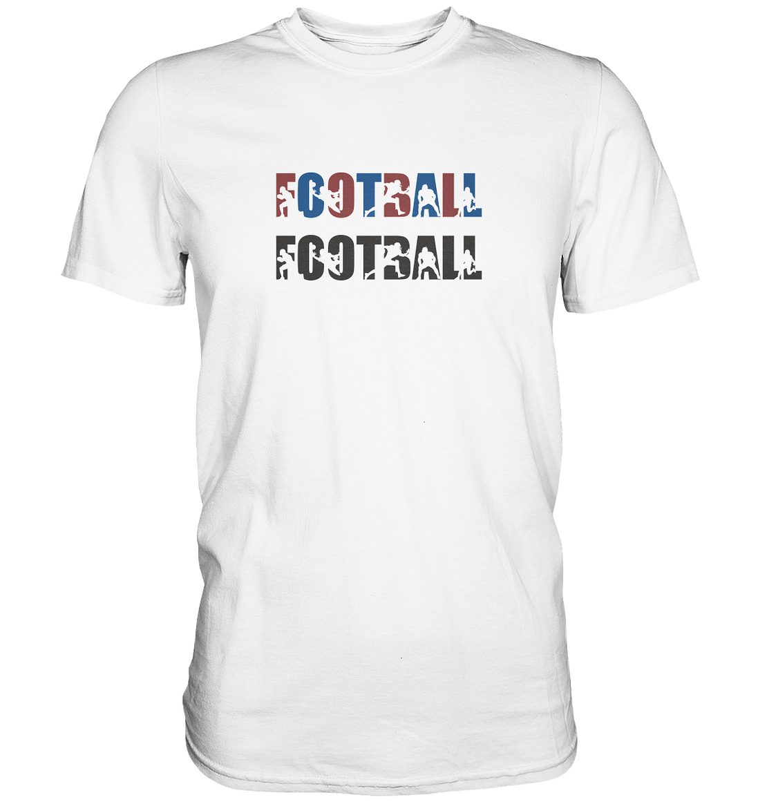 Football Silhouette - Premium Shirt