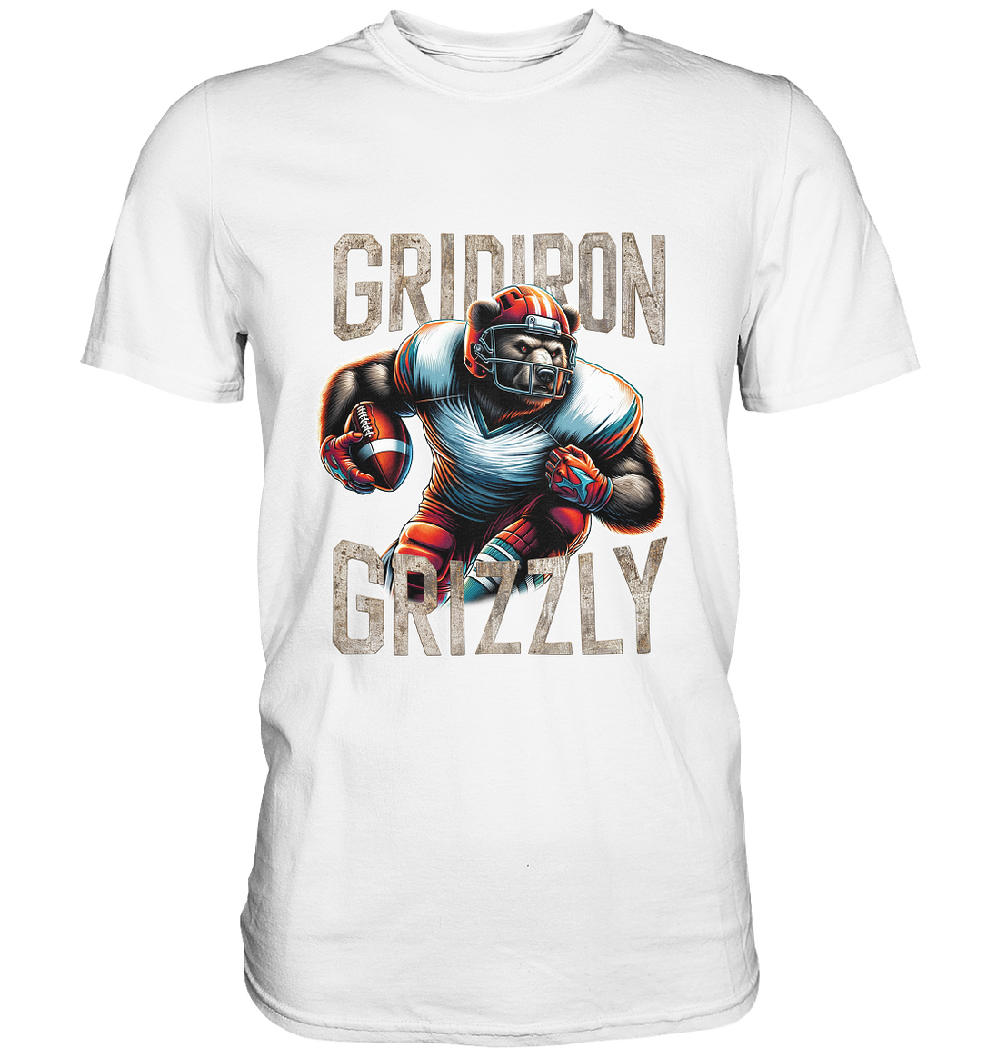 Gridiron Grizzly - Premium Shirt