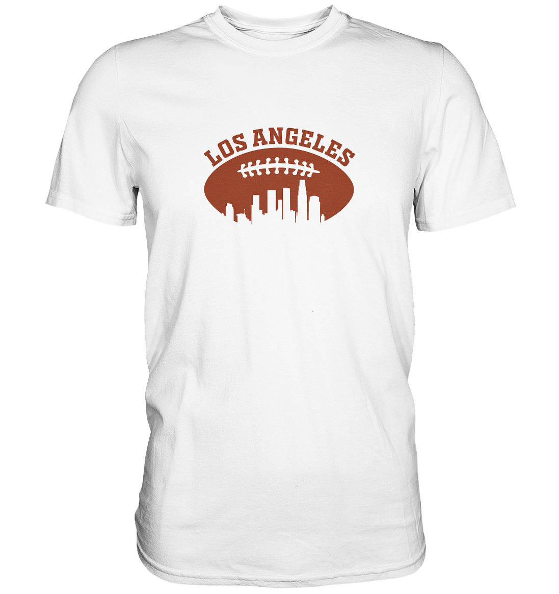 Los Angeles Football Silhouette - Premium Shirt