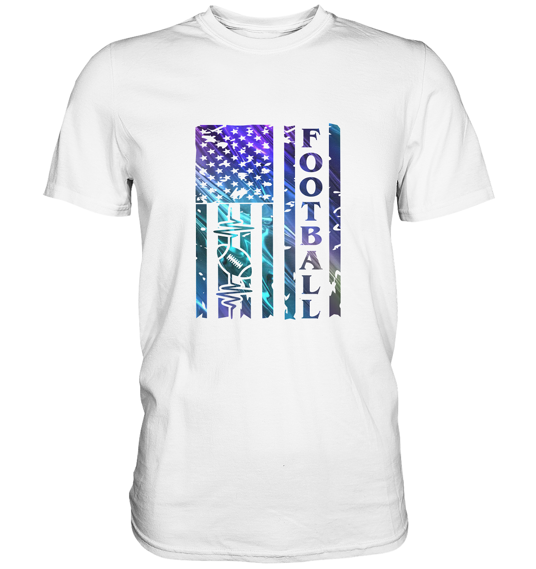 USA Football Flag  - Premium Shirt