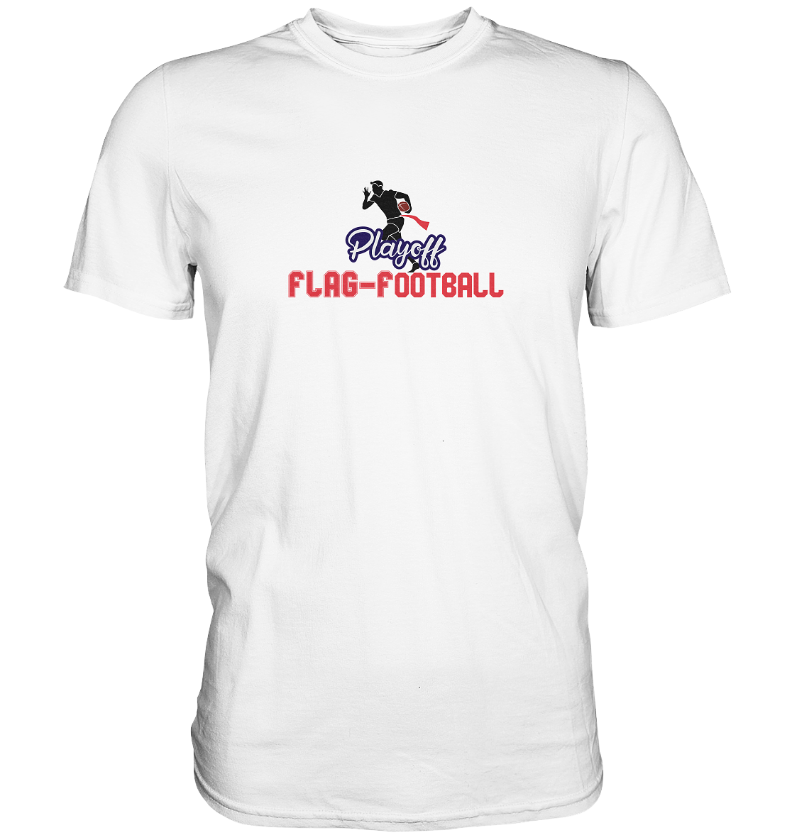 Playoff Flag Football Men red - Premium Shirt