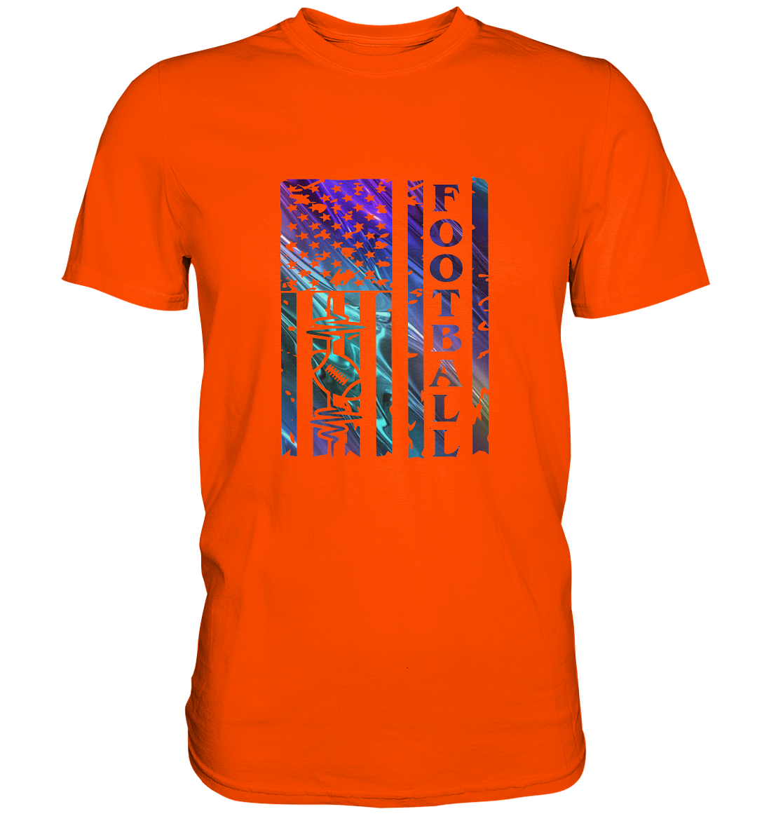 USA Football Flag  - Premium Shirt