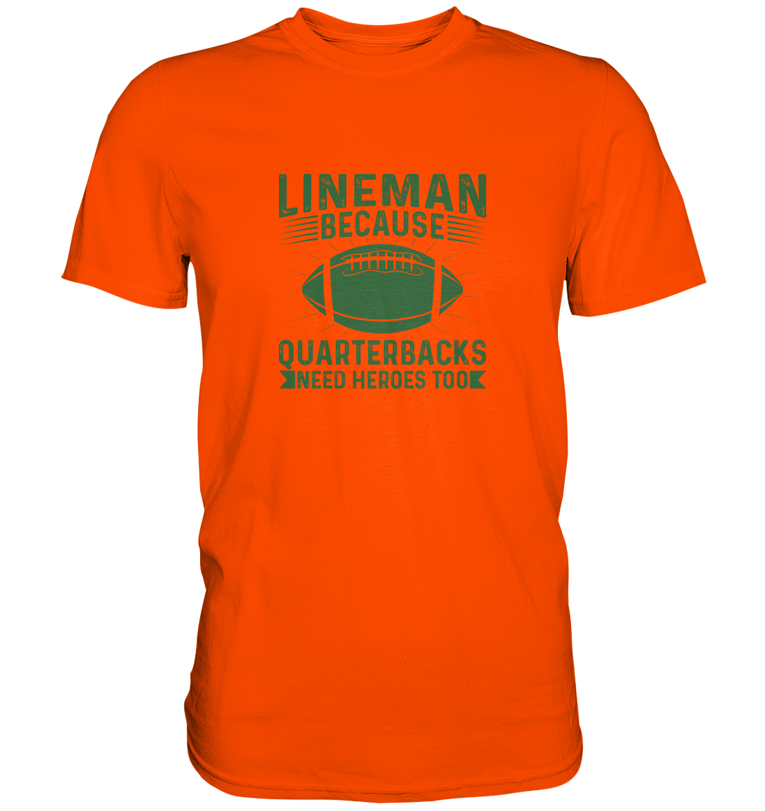 Lineman Heroes Green - Premium Shirt
