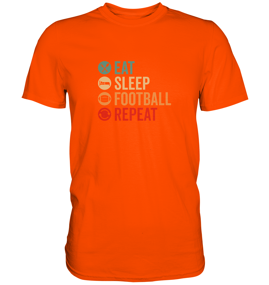 Eat Sleep Football Repeat - Premium Shirt