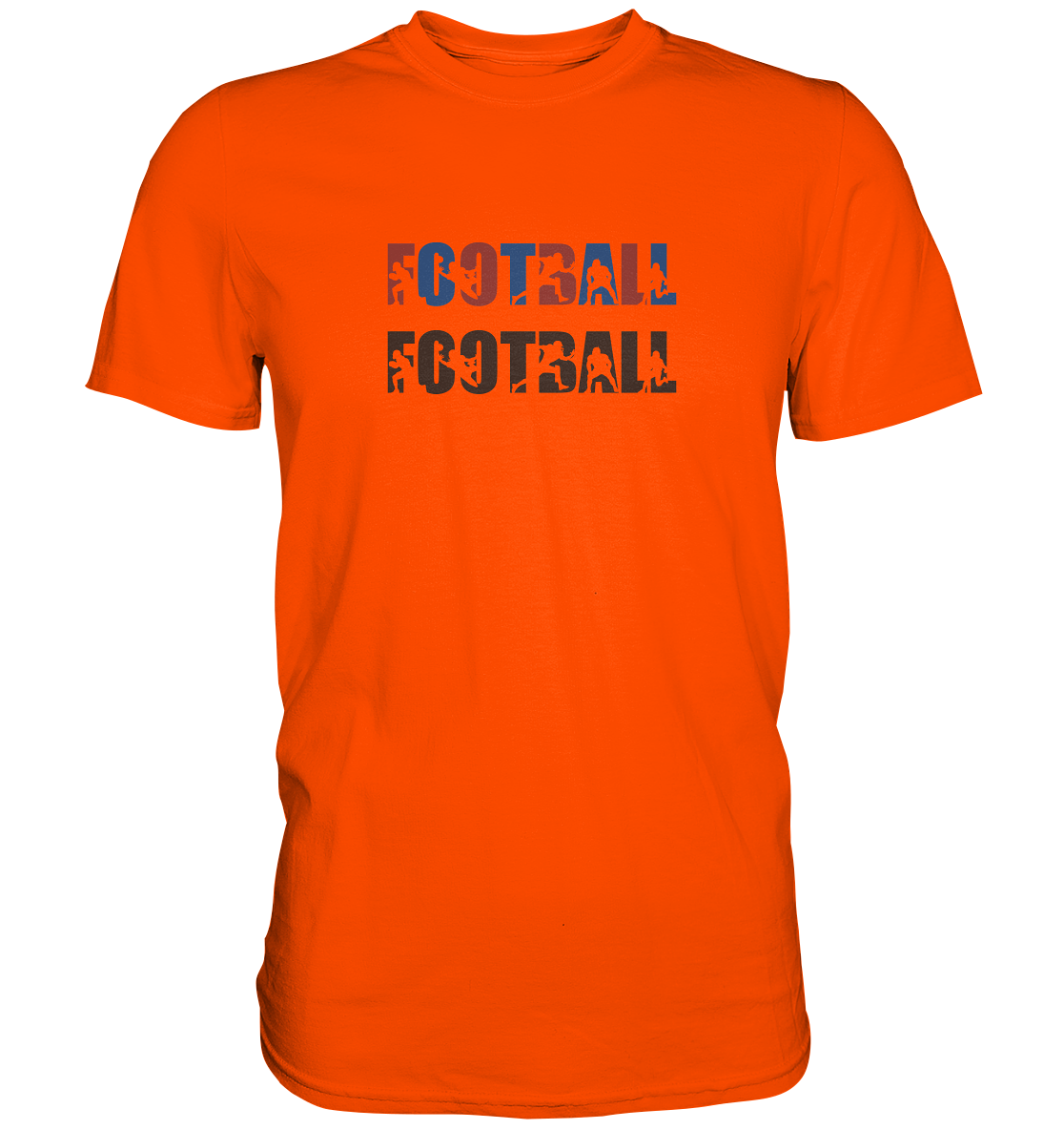 Football Silhouette - Premium Shirt