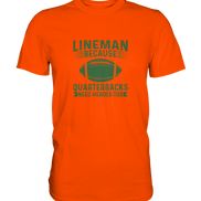 Lineman Heroes Green - Premium Shirt
