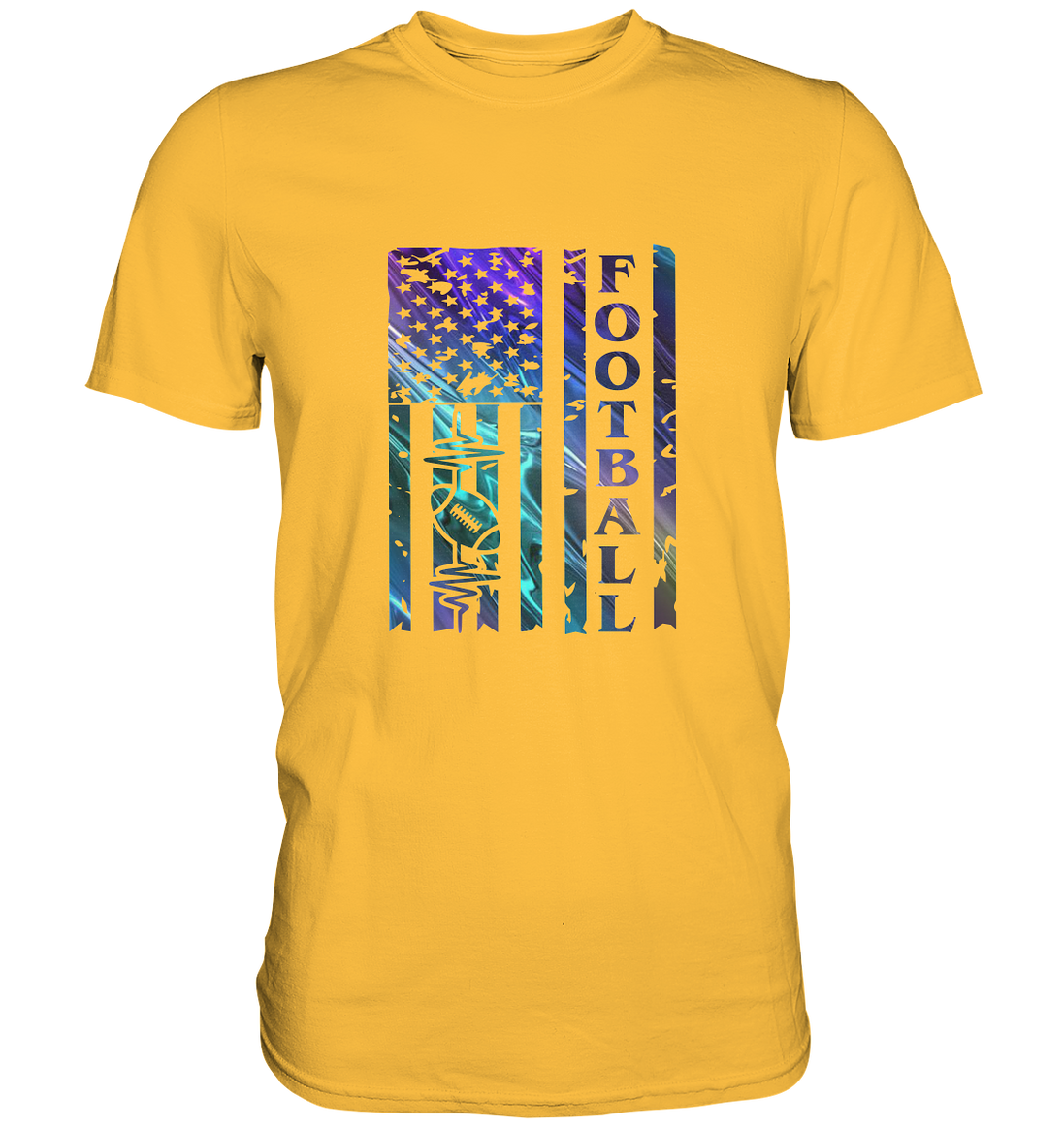 USA Football Flag  - Premium Shirt