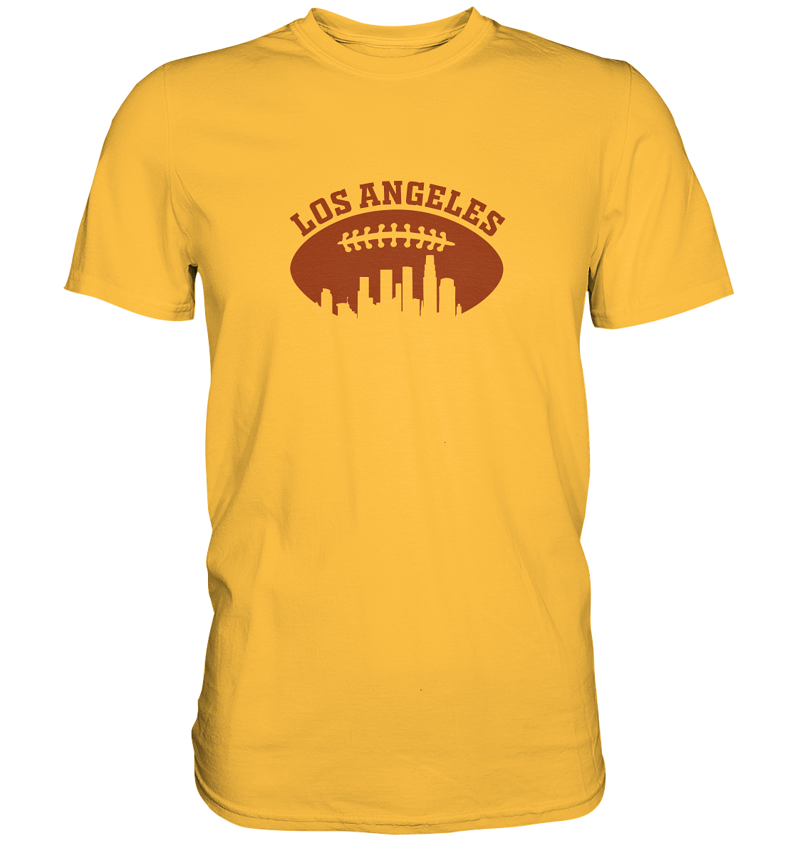 Los Angeles Football Silhouette - Premium Shirt