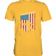 American Football Banner - Premium Shirt