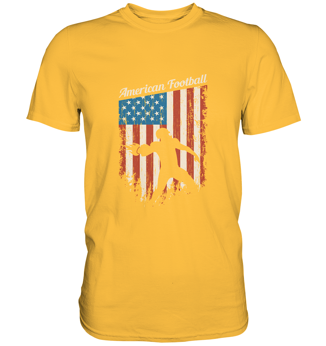 American Football Banner - Premium Shirt