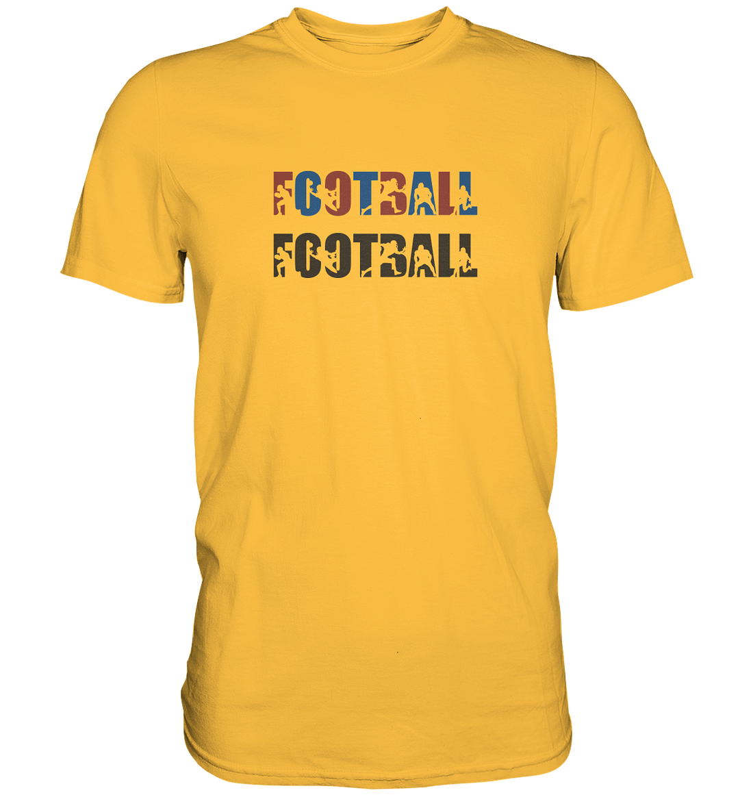 Football Silhouette - Premium Shirt