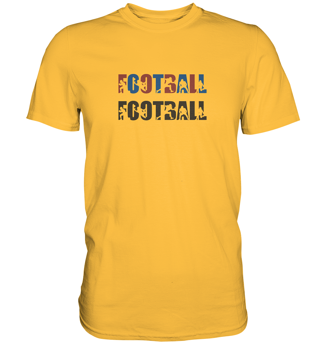 Football Silhouette - Premium Shirt