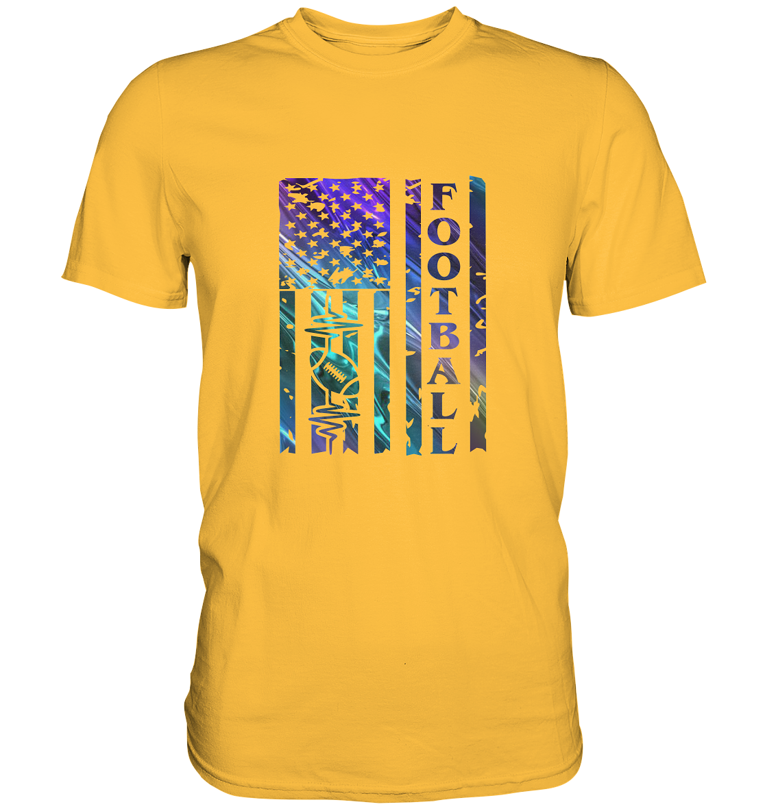 USA Football Flag  - Premium Shirt