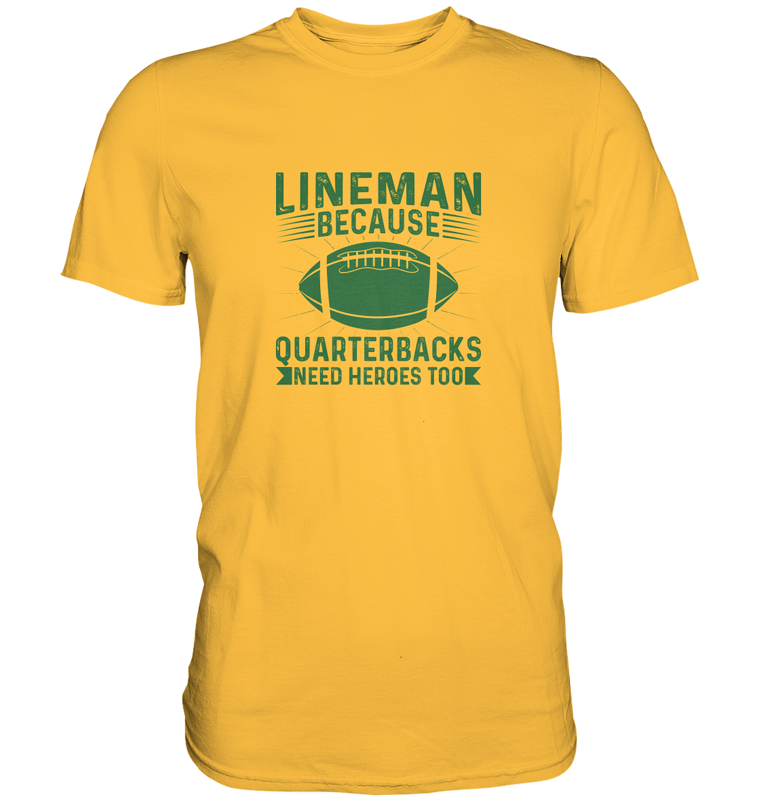 Lineman Heroes Green - Premium Shirt