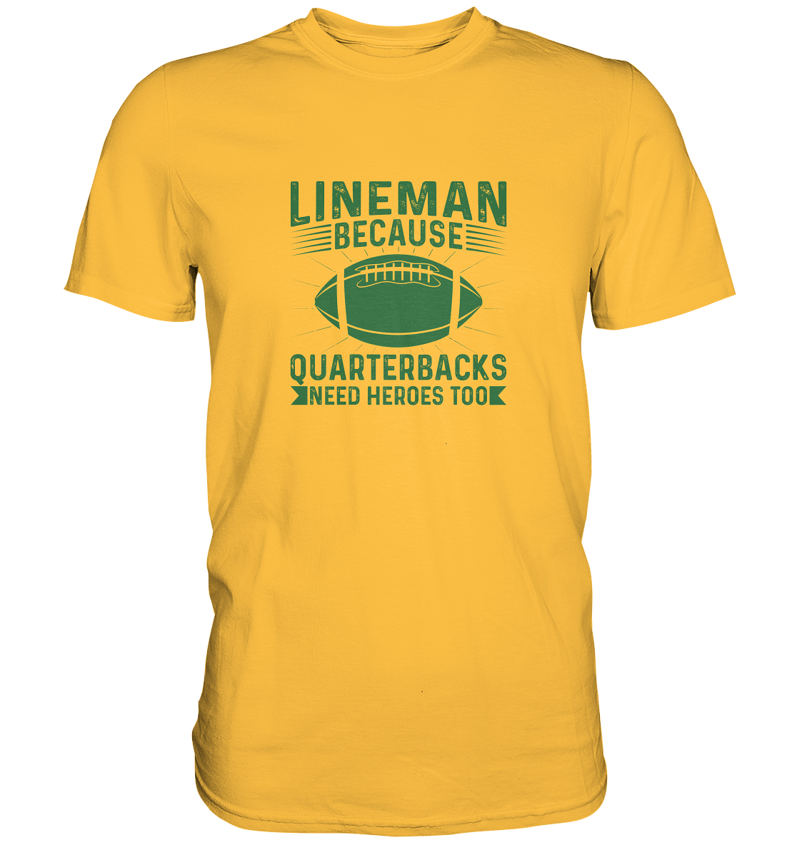 Lineman Heroes Green - Premium Shirt