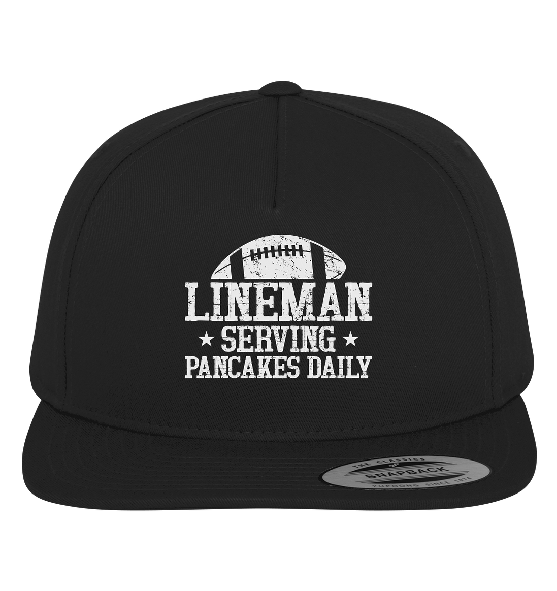 Lineman Serving Pancakes - Premium Snapback