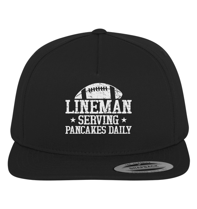 Lineman Serving Pancakes - Premium Snapback
