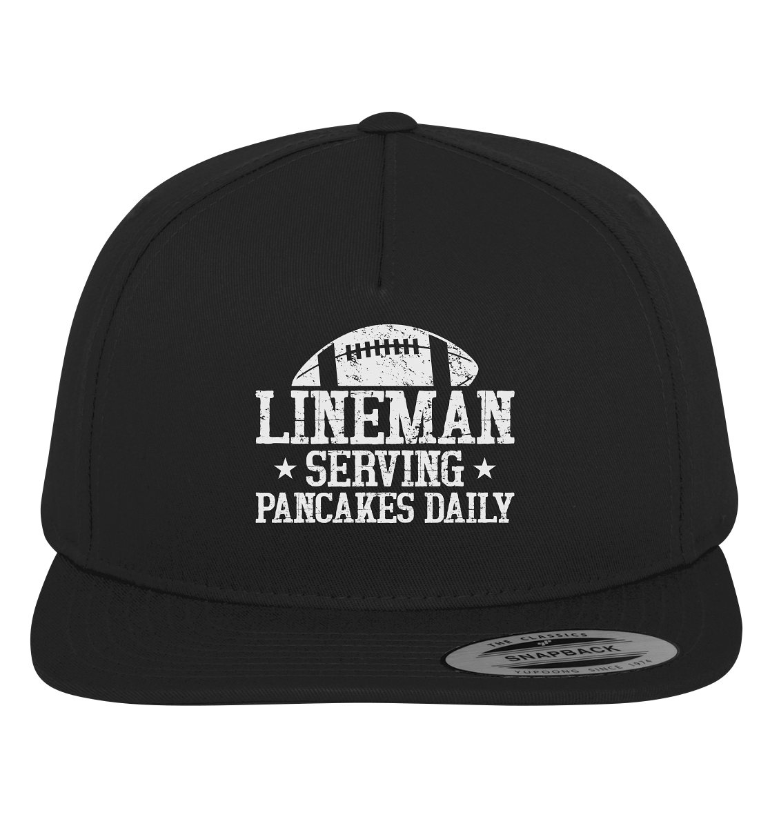 Lineman Serving Pancakes - Premium Snapback