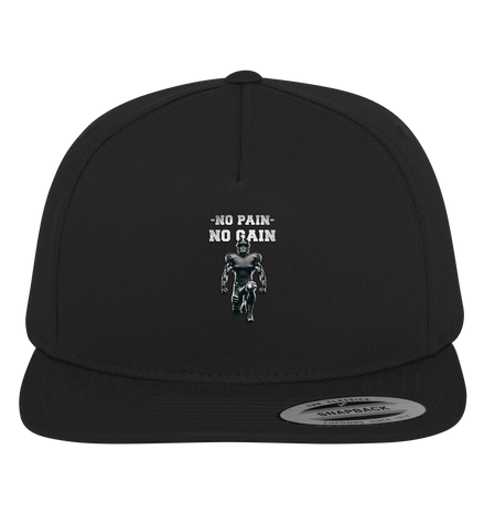 No Pain No Gain Metal  - Premium Snapback