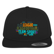 Flag Football Word Bubble - Premium Snapback