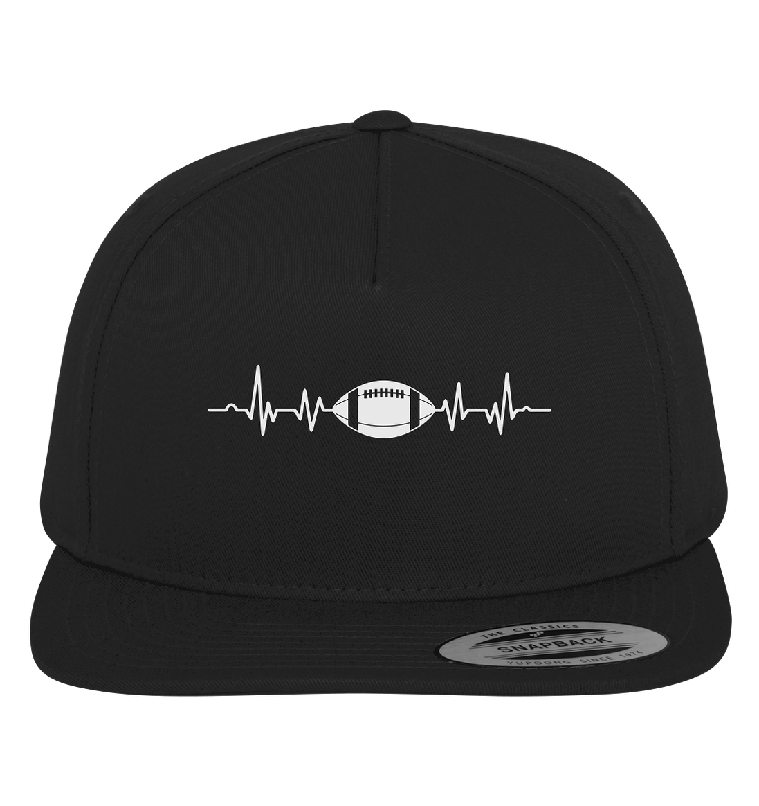 Football Heartbeat - Premium Snapback