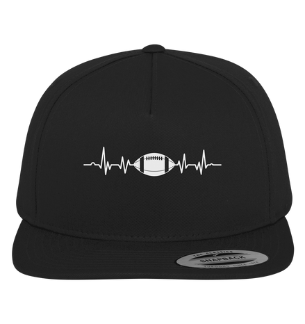 Football Heartbeat - Premium Snapback