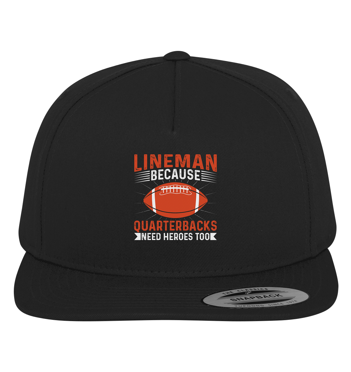 Lineman Quarterback Heroes - Premium Snapback