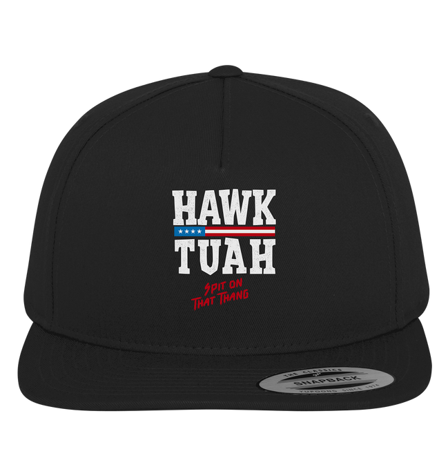 Hawk Tuah White  - Premium Snapback
