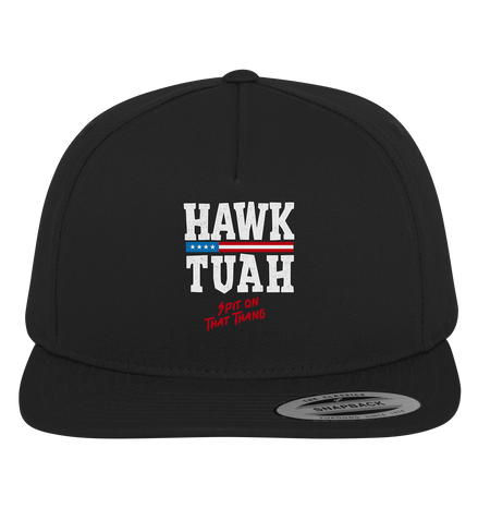 Hawk Tuah White  - Premium Snapback